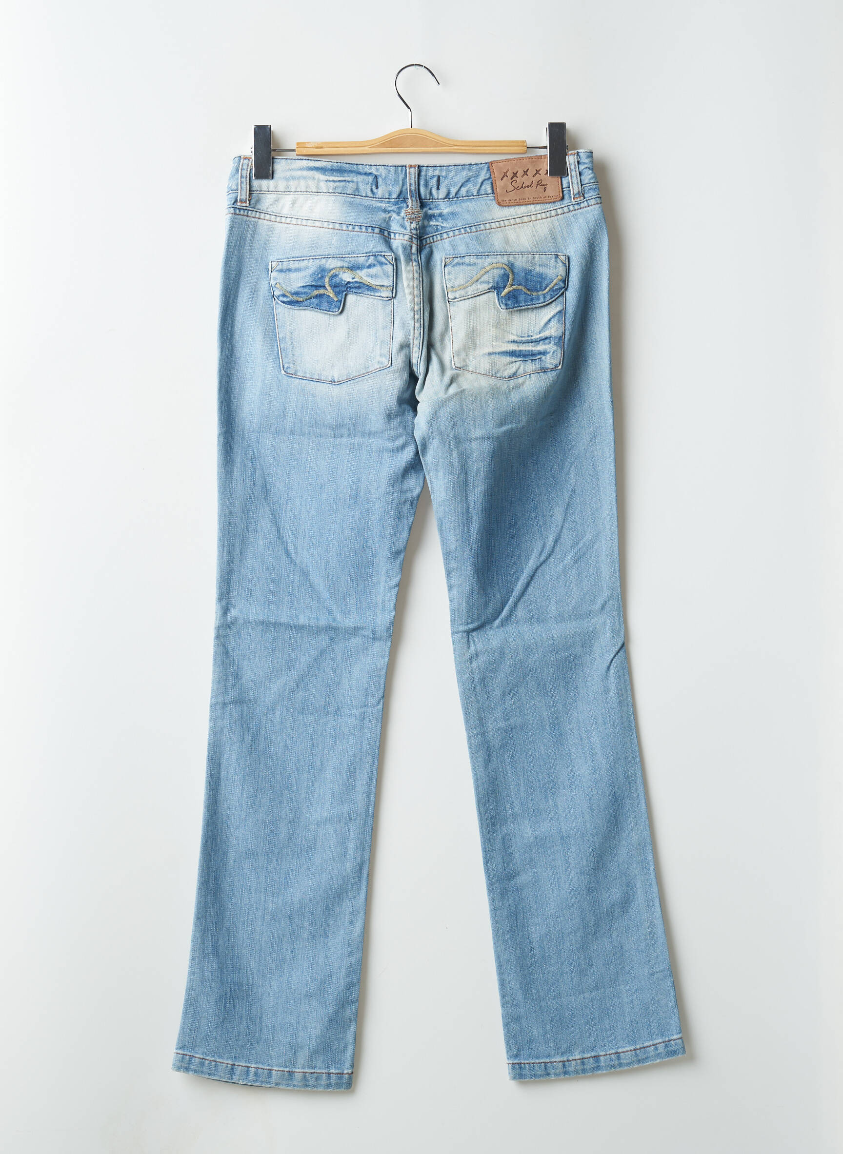 Bootcut džinsai kišenės maža dydžio mėlyna SCHOOL RAG moteris