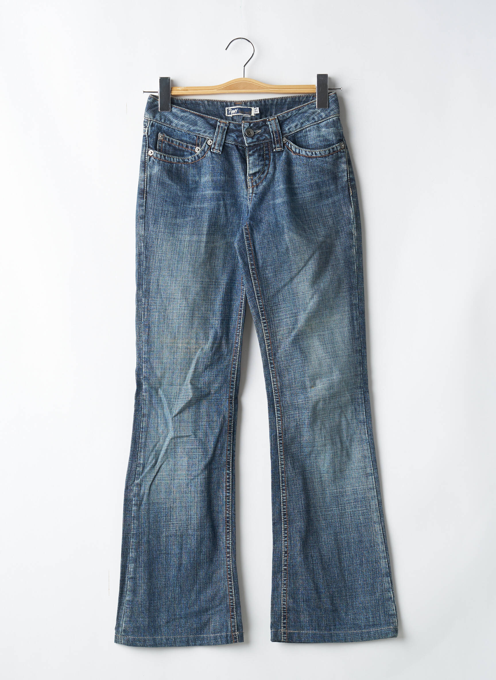 Bootcut džinsai normala dydis normala dydis mėlyna TEDDY SMITH moteris
