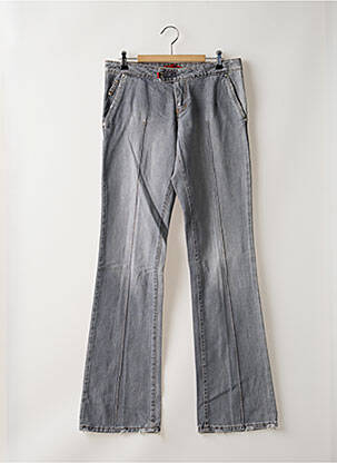 Bootcut džinsai užtrauktukas po lipduku uždarymas maža dydžio pilka CIMARRON moteris