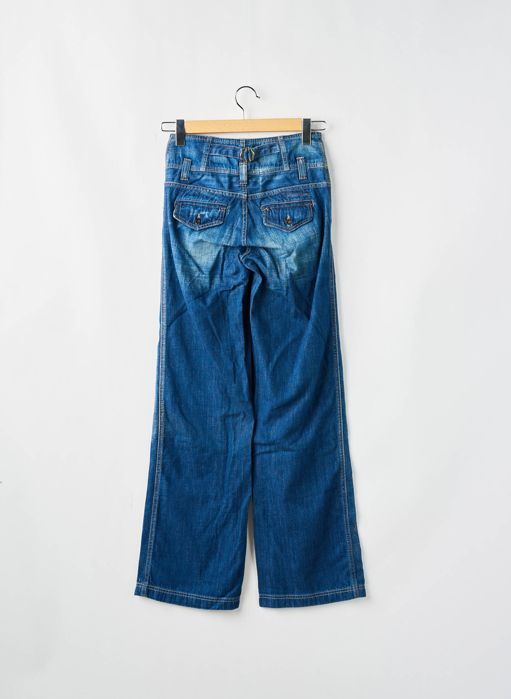 Tiesios kirpimo džinsai normala dydis normala dydis mėlyna PEPE JEANS moteris