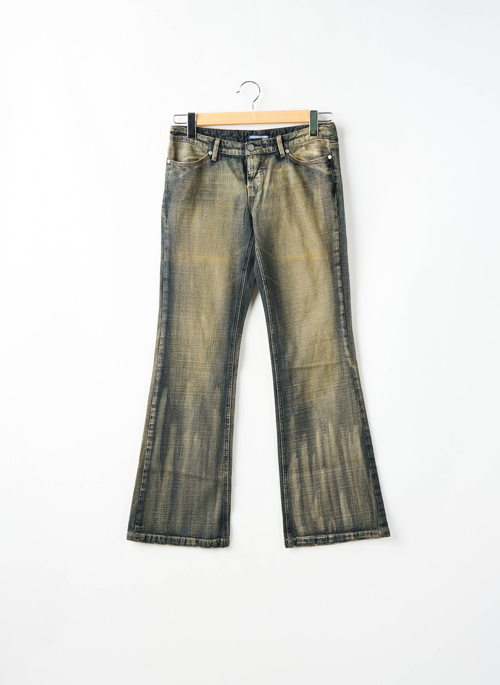 Bootcut džinsai kišenės mėlyna SCHOOL RAG moteris