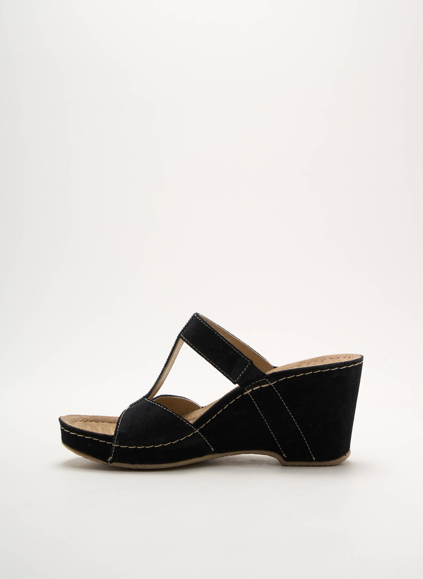 Mule/sabotai atvira pabaiga kulnas nuo 7 iki 9 cm juodas ROHDE moteris