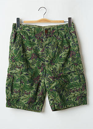 Bermudas popelinos audinys, kuris pasižymi lygiu ir tankiu paviršiumi. normala dydis žalias PEPE JEANS vyras