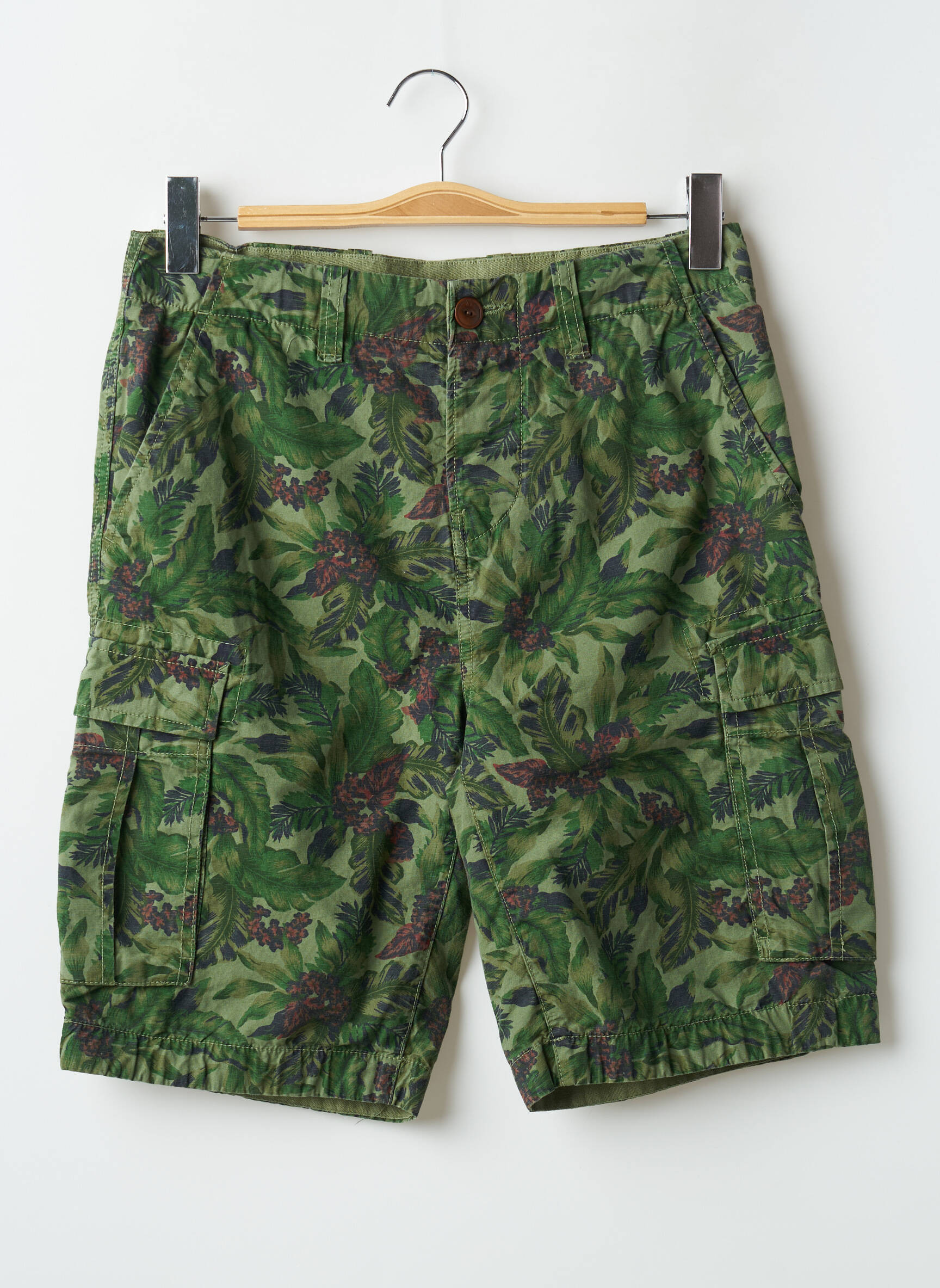 Bermudas popelinos audinys, kuris pasižymi lygiu ir tankiu paviršiumi. normala dydis žalias PEPE JEANS vyras