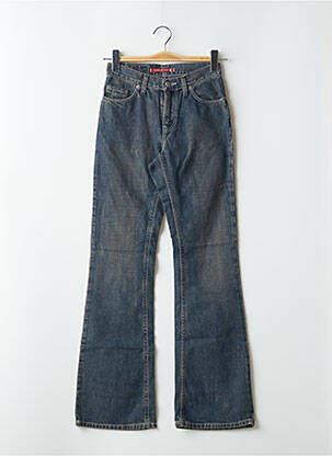 Bootcut džinsai aukšta talija aukšta talija mėlyna TEDDY SMITH moteris
