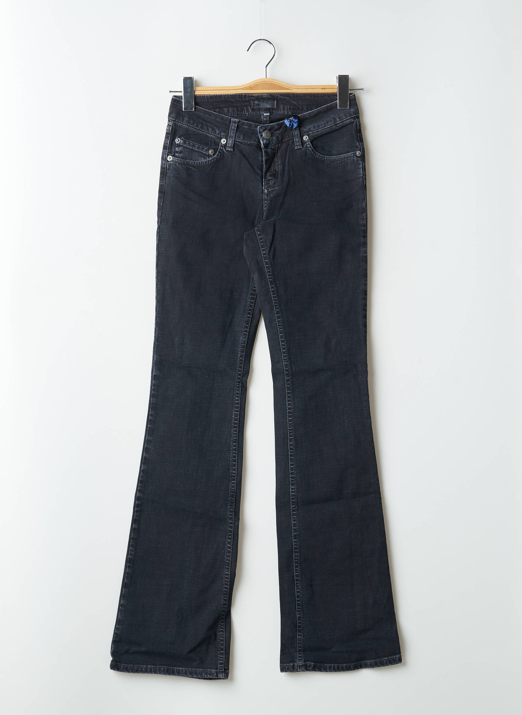 Bootcut džinsai tamprumas maža dydžio juodas TEDDY SMITH moteris