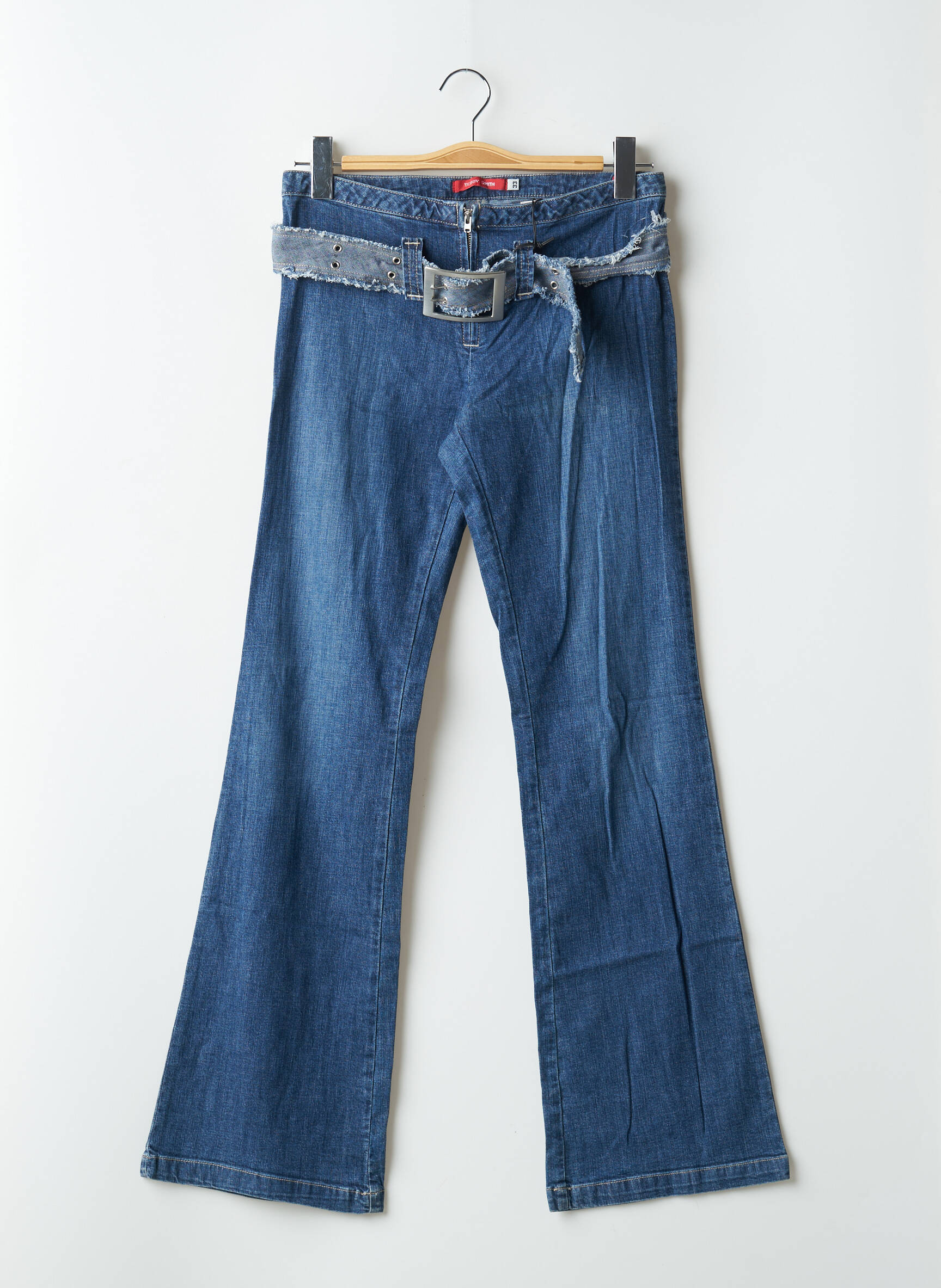 Bootcut džinsai normala dydis normala dydis mėlyna TEDDY SMITH moteris