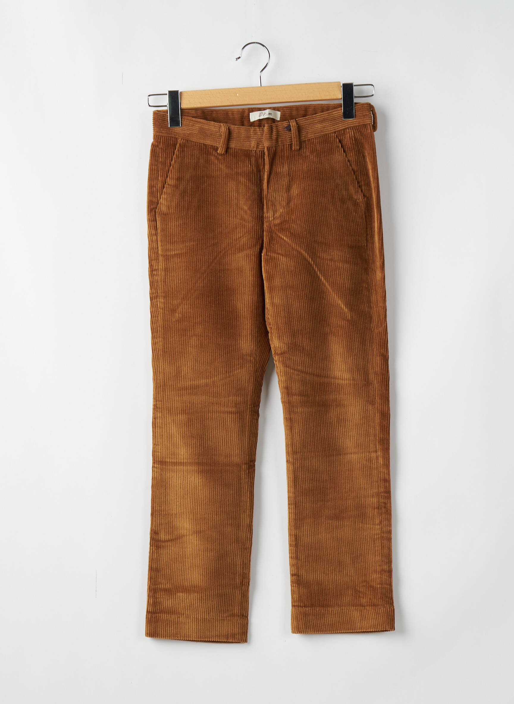 Tiesi kelnė tamprumas normala dydis rudas BÔ-M moteris