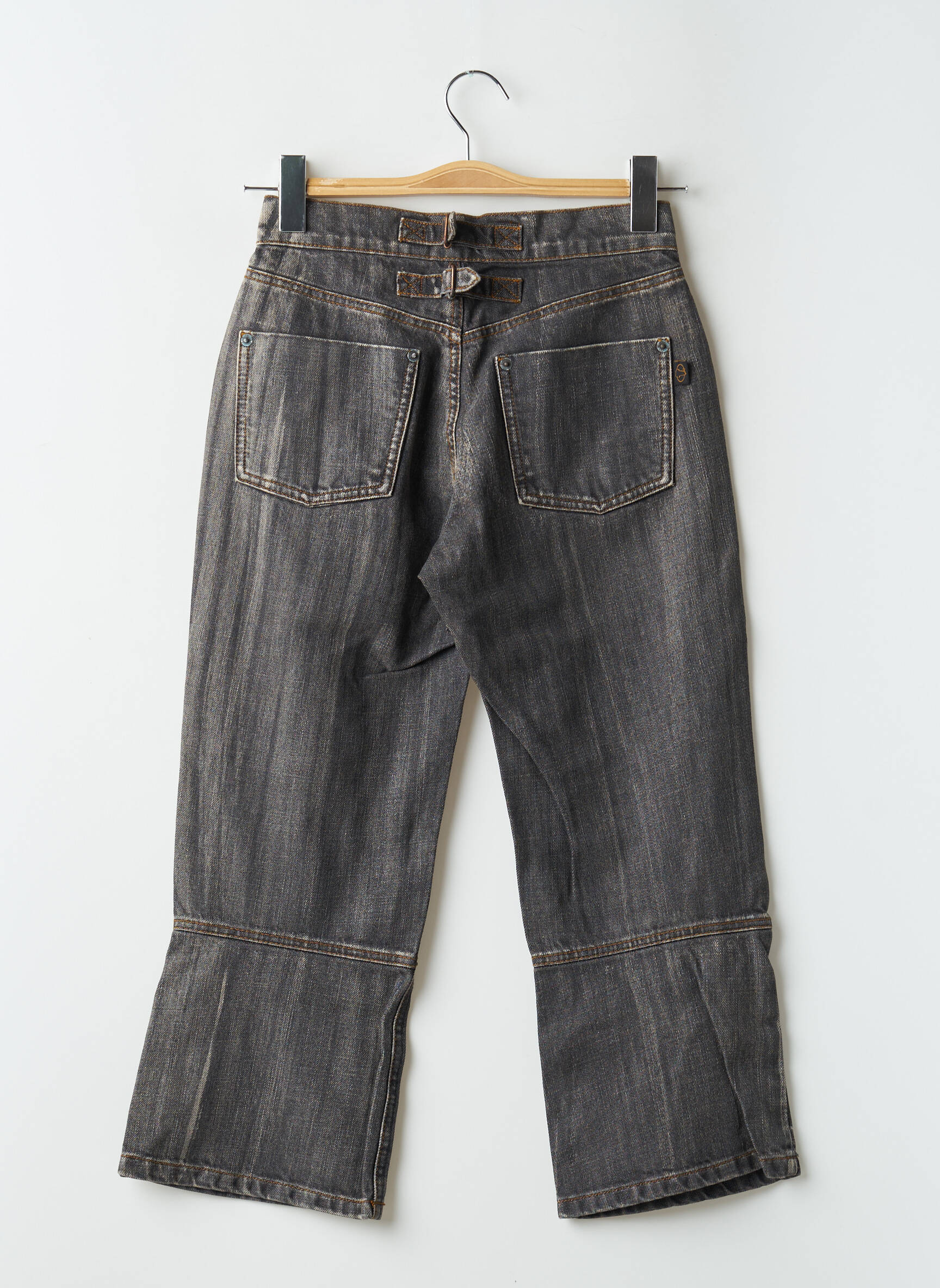 Bootcut džinsai aukšta talija aukšta talija pilka FREEMAN T.PORTER moteris