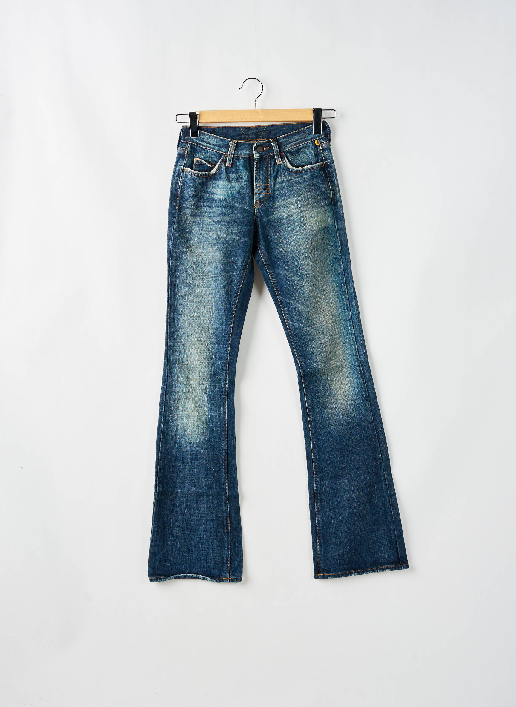 Bootcut džinsai brutinis audimas maža dydžio mėlyna MELTIN'POT moteris