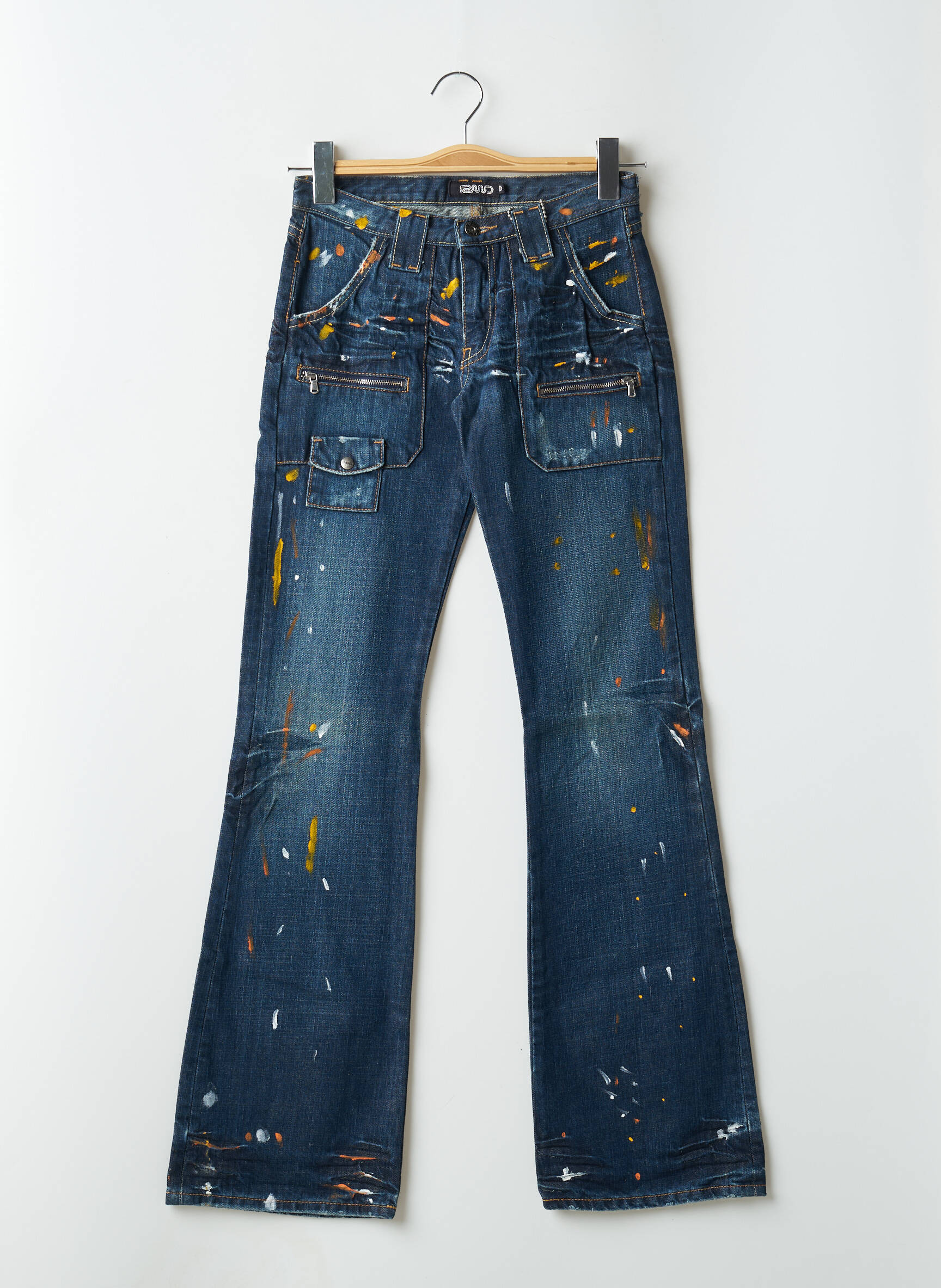 Bootcut džinsai normala dydis normala dydis mėlyna RWD moteris