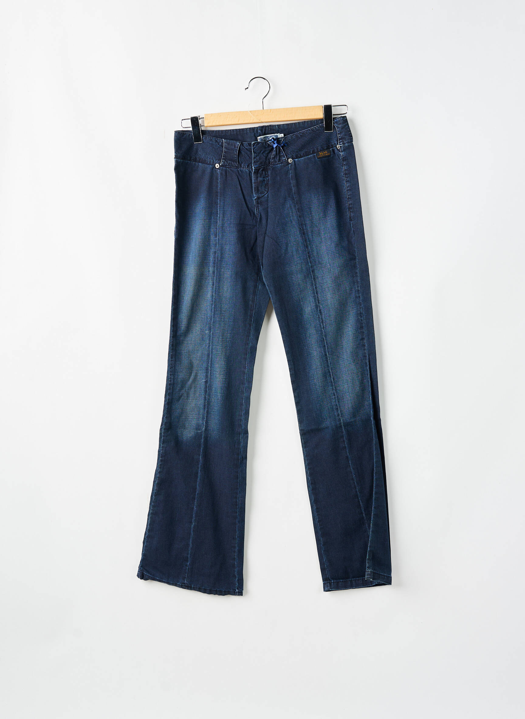 Bootcut džinsai tamprumas maža dydžio mėlyna TEDDY SMITH moteris