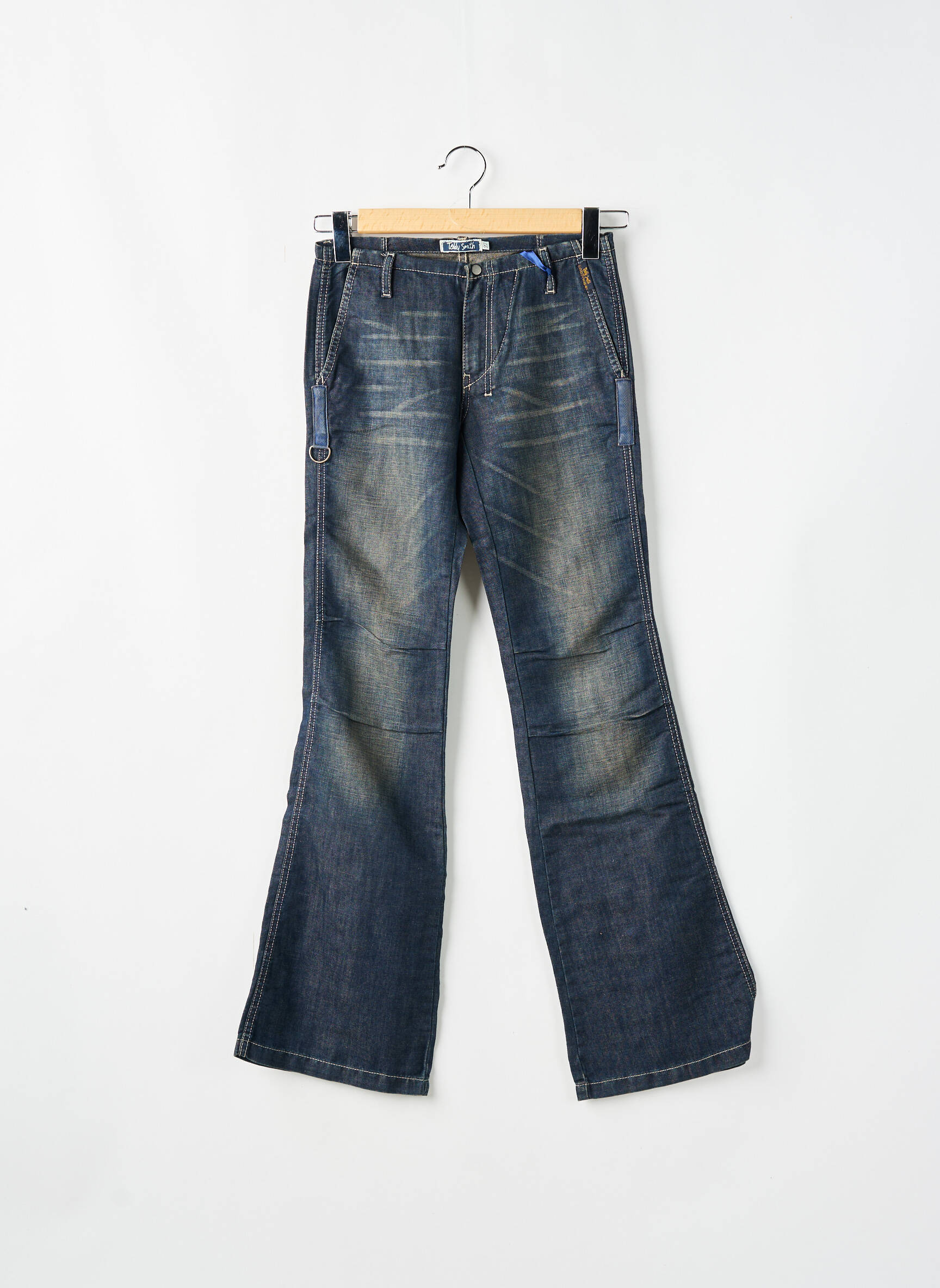 Bootcut džinsai normala dydis normala dydis mėlyna TEDDY SMITH moteris