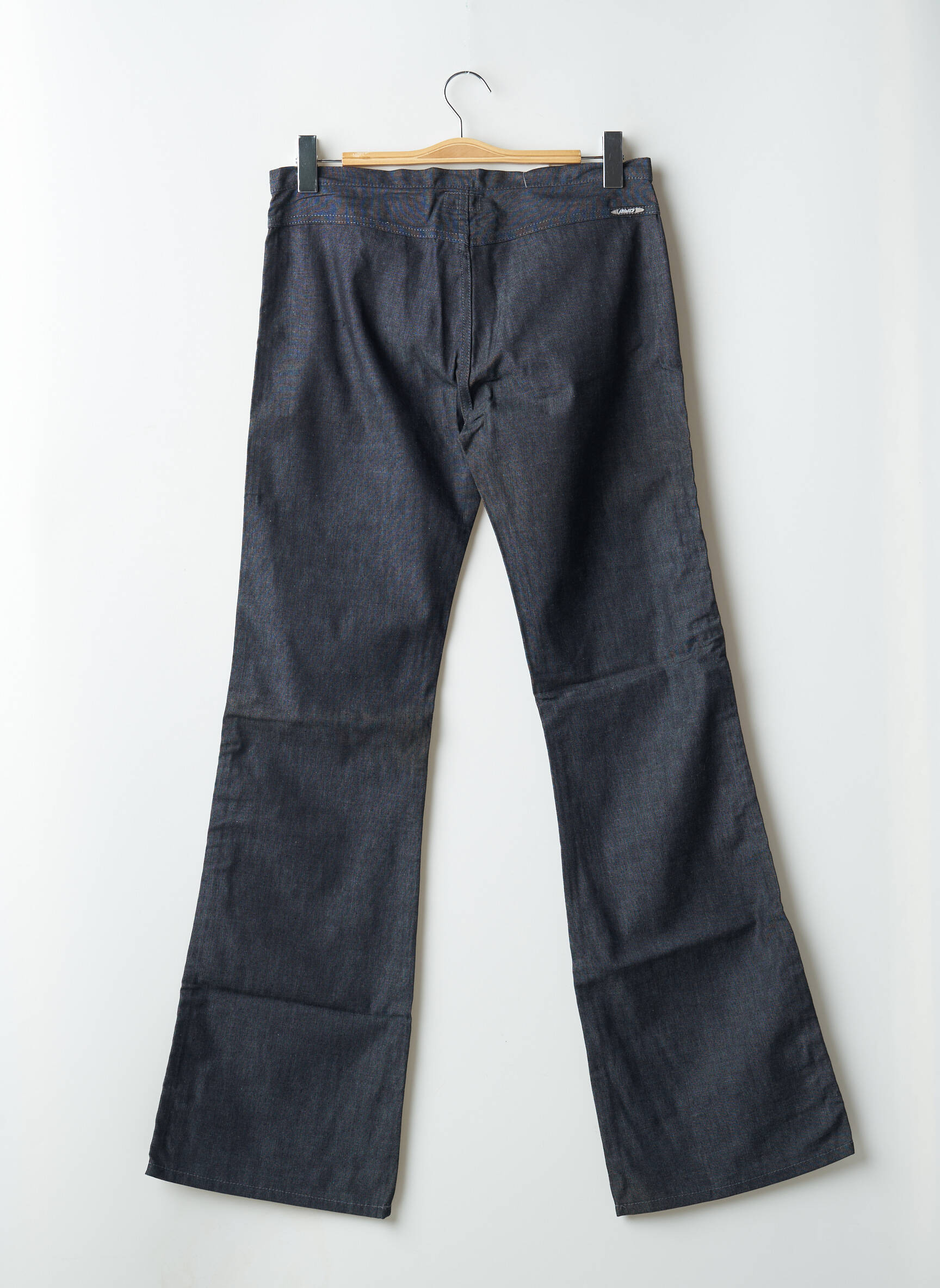 Bootcut džinsai brutinis audimas maža dydžio mėlyna RWD moteris