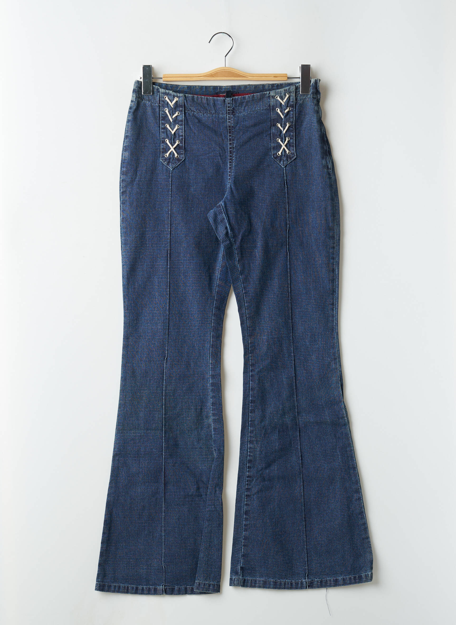 Bootcut džinsai denimo audinys mėlyna TEDDY SMITH moteris