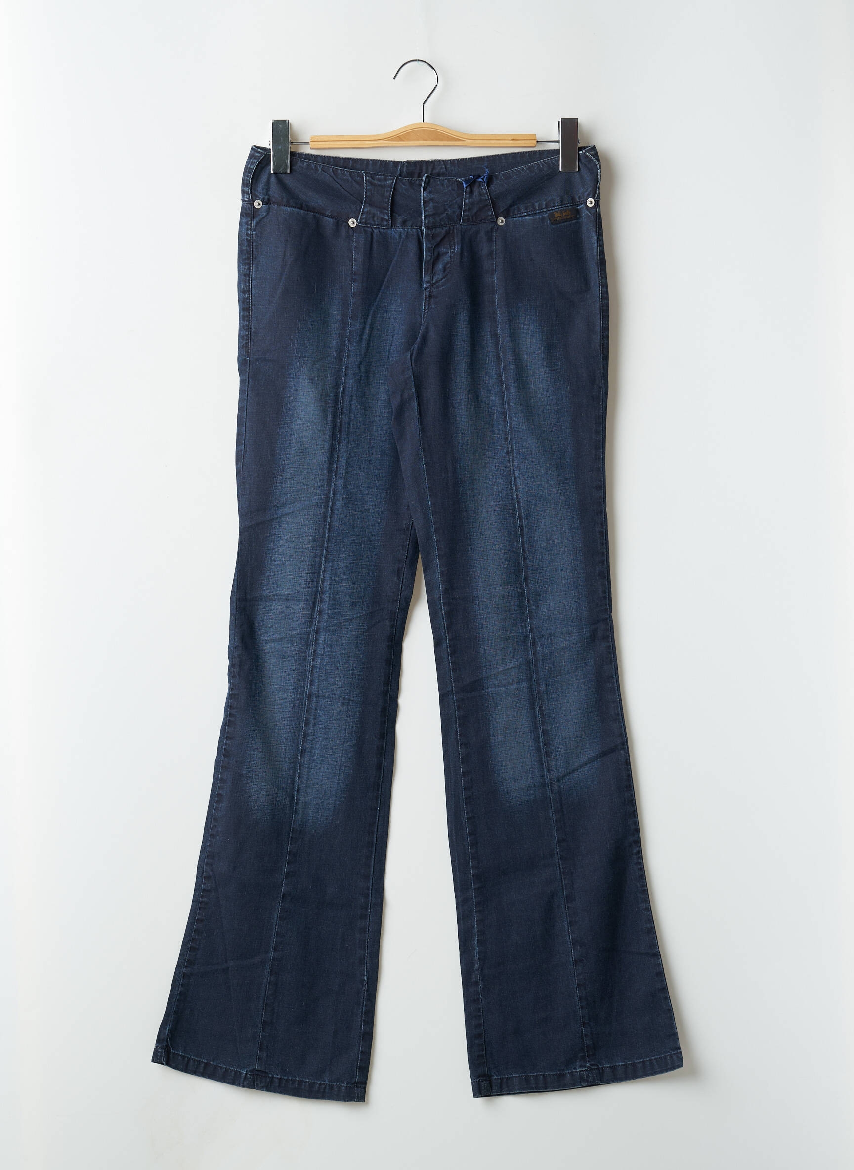 Bootcut džinsai kišenės mėlyna TEDDY SMITH moteris