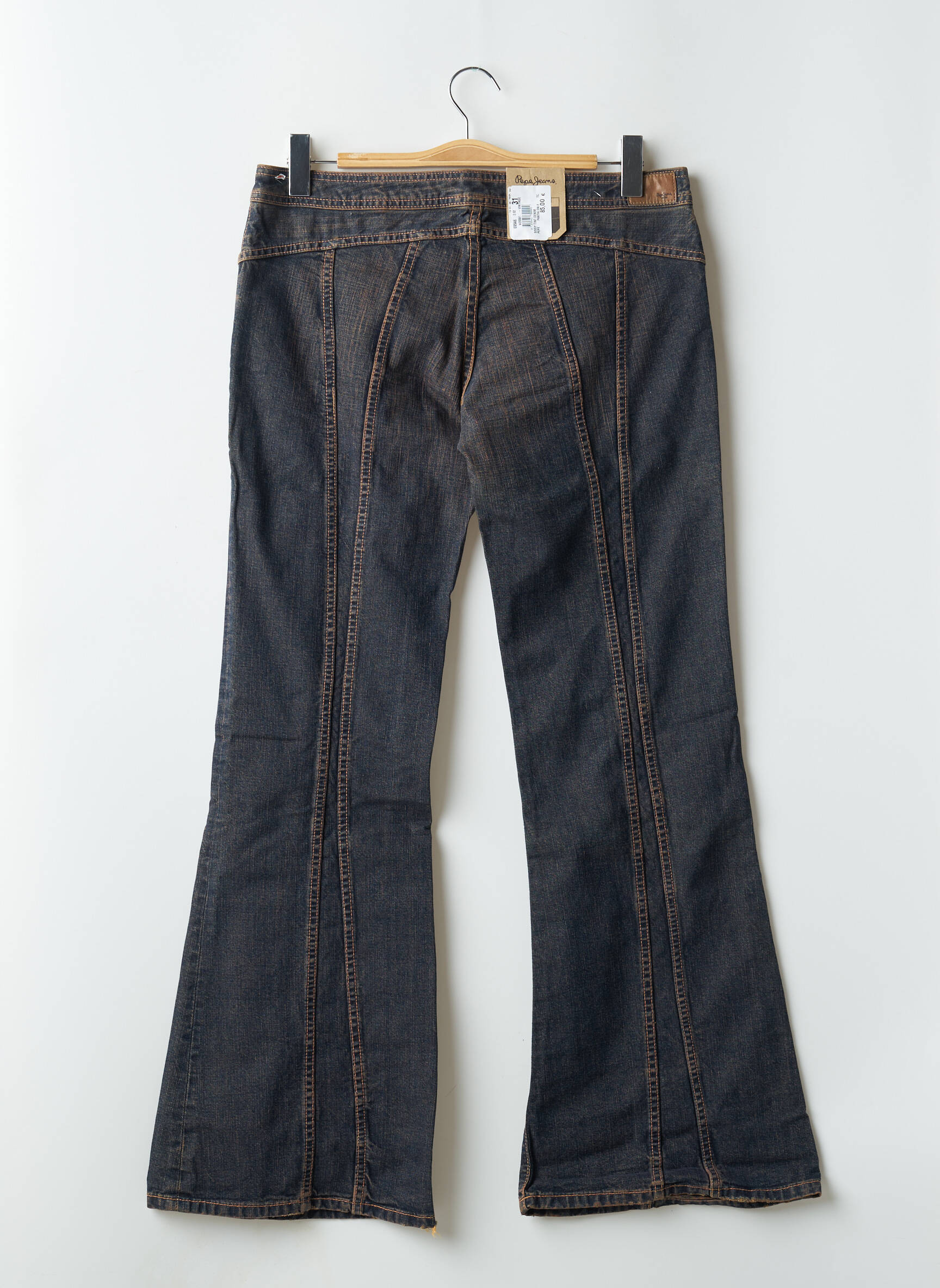Flare tipo džinsai tamprumas normala dydis mėlyna PEPE JEANS moteris