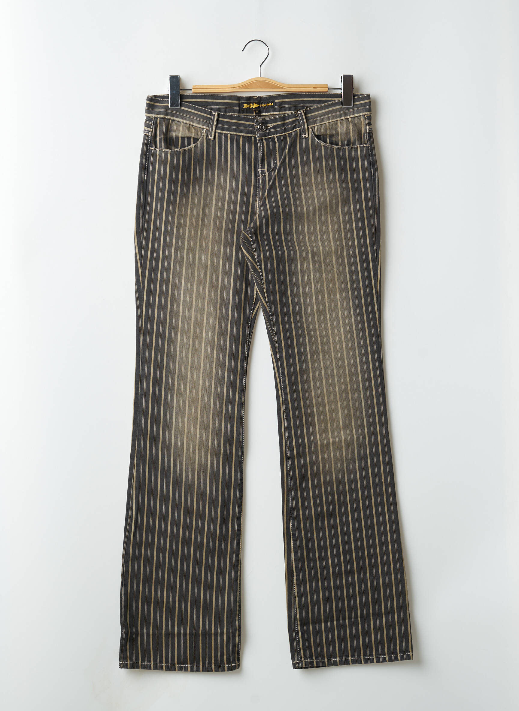 Bootcut džinsai tamprumas maža dydžio pilka RWD moteris
