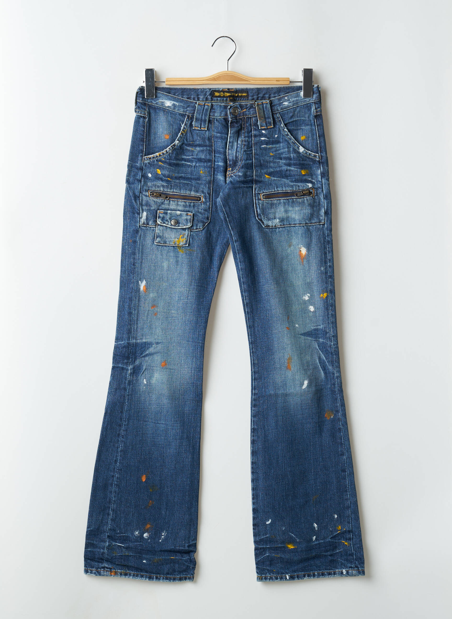 Bootcut džinsai normala dydis normala dydis mėlyna RWD moteris