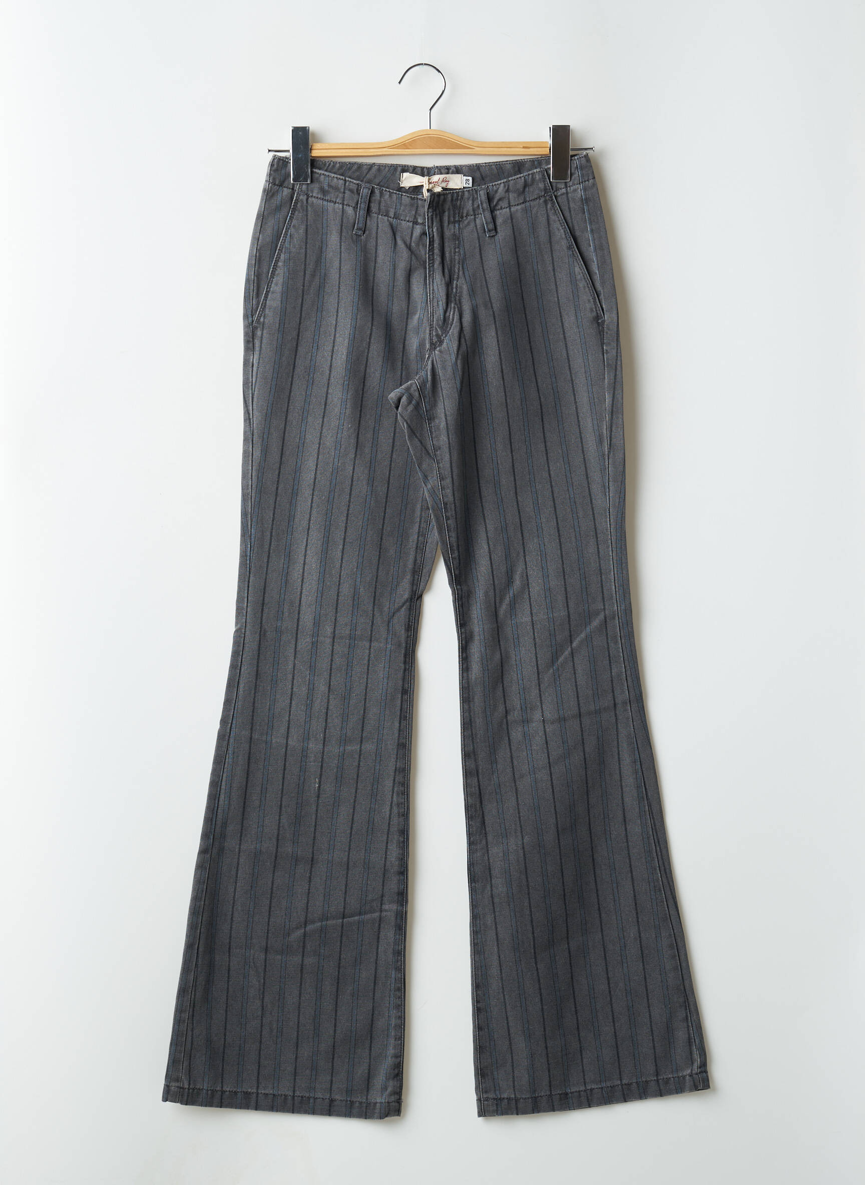 Bootcut džinsai aukšta talija aukšta talija pilka SCHOOL RAG moteris