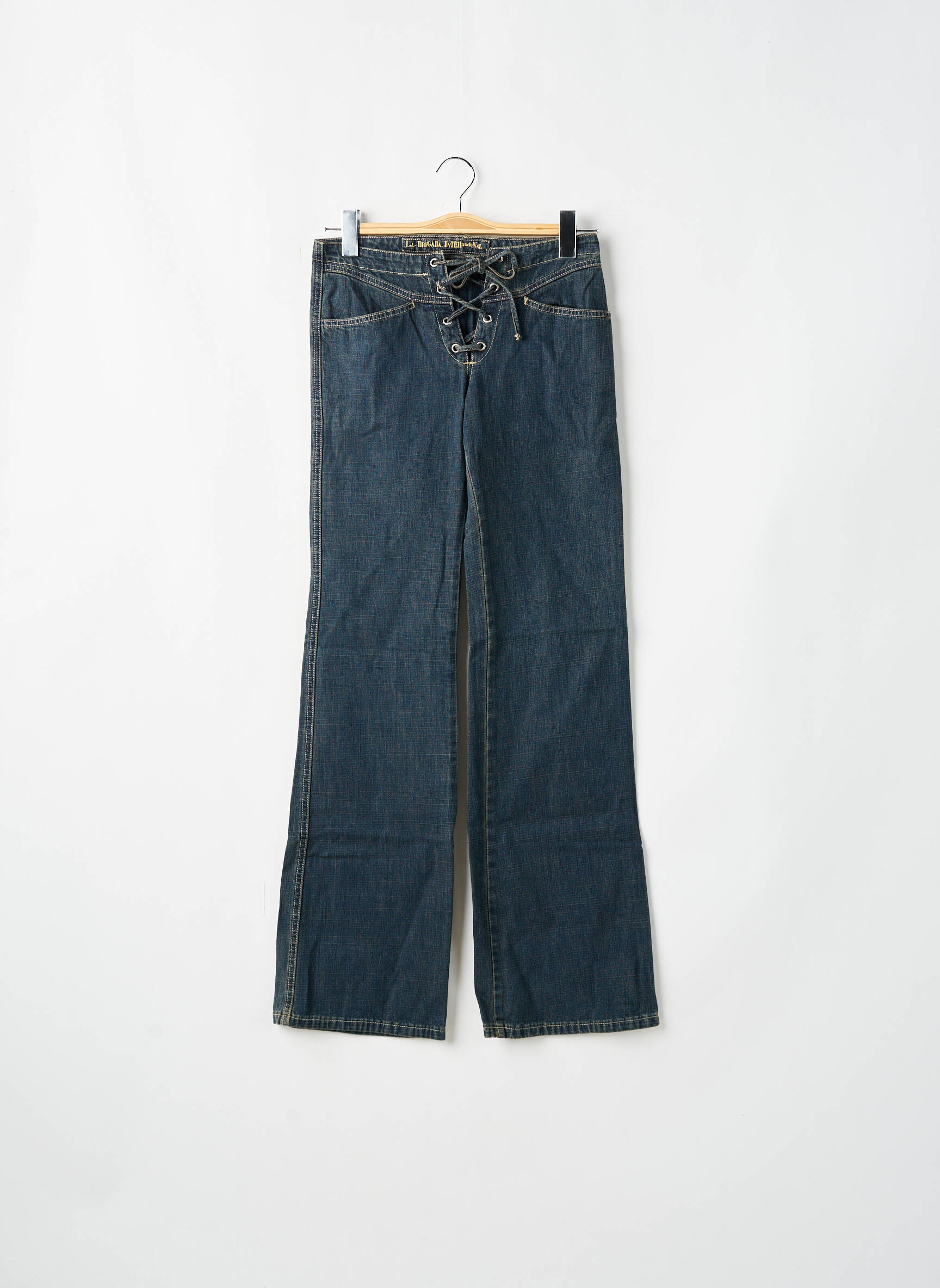 Bootcut džinsai normala dydis normala dydis mėlyna LA BRIGADA INTERNACIONAL moteris