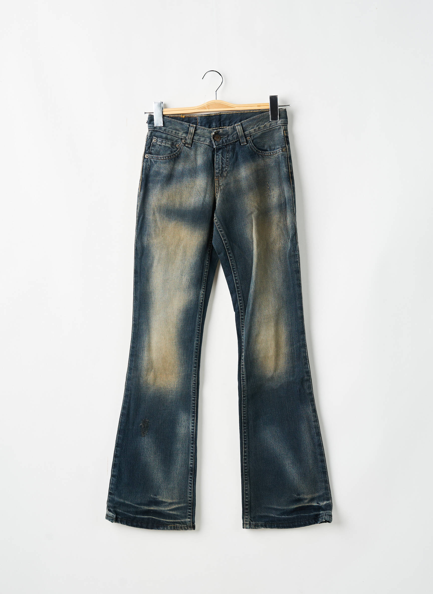 Bootcut džinsai tamprumas maža dydžio mėlyna LEVI'S moteris