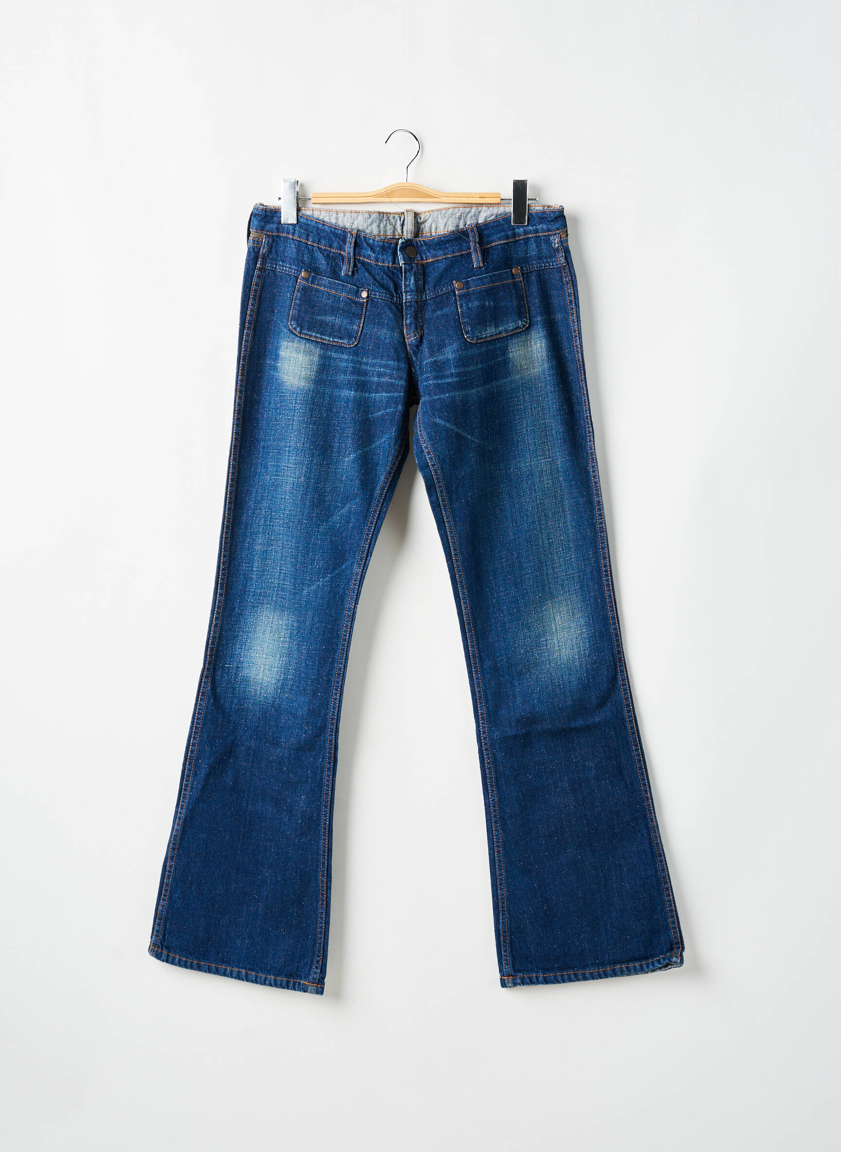 Bootcut džinsai tamprumas maža dydžio mėlyna MELTIN'POT moteris