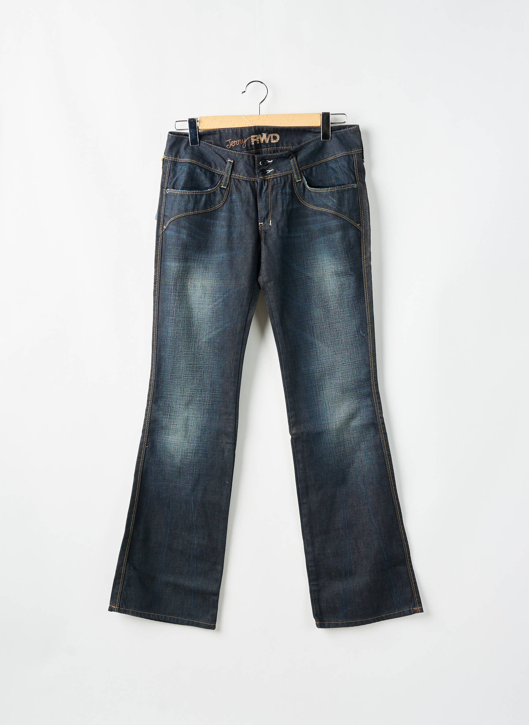 Bootcut džinsai kišenės mėlyna REDWOOD moteris