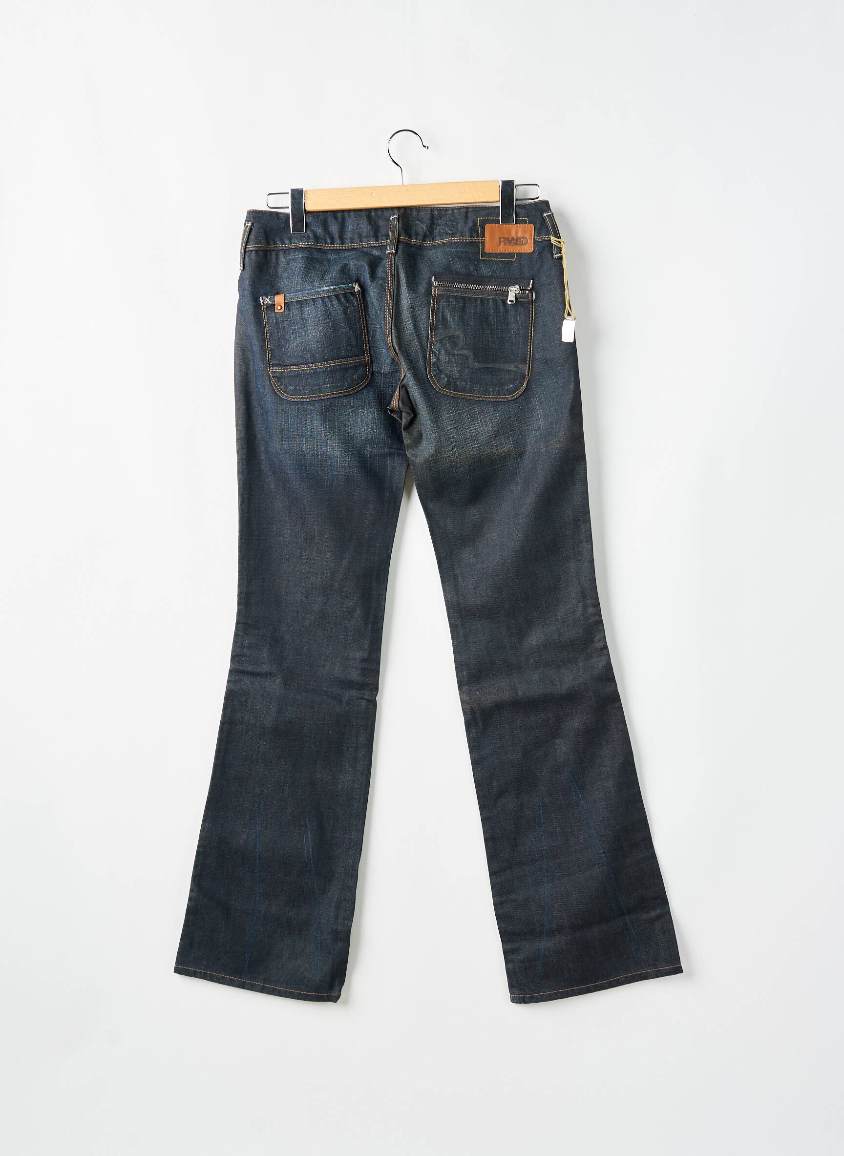 Bootcut džinsai kišenės mėlyna REDWOOD moteris