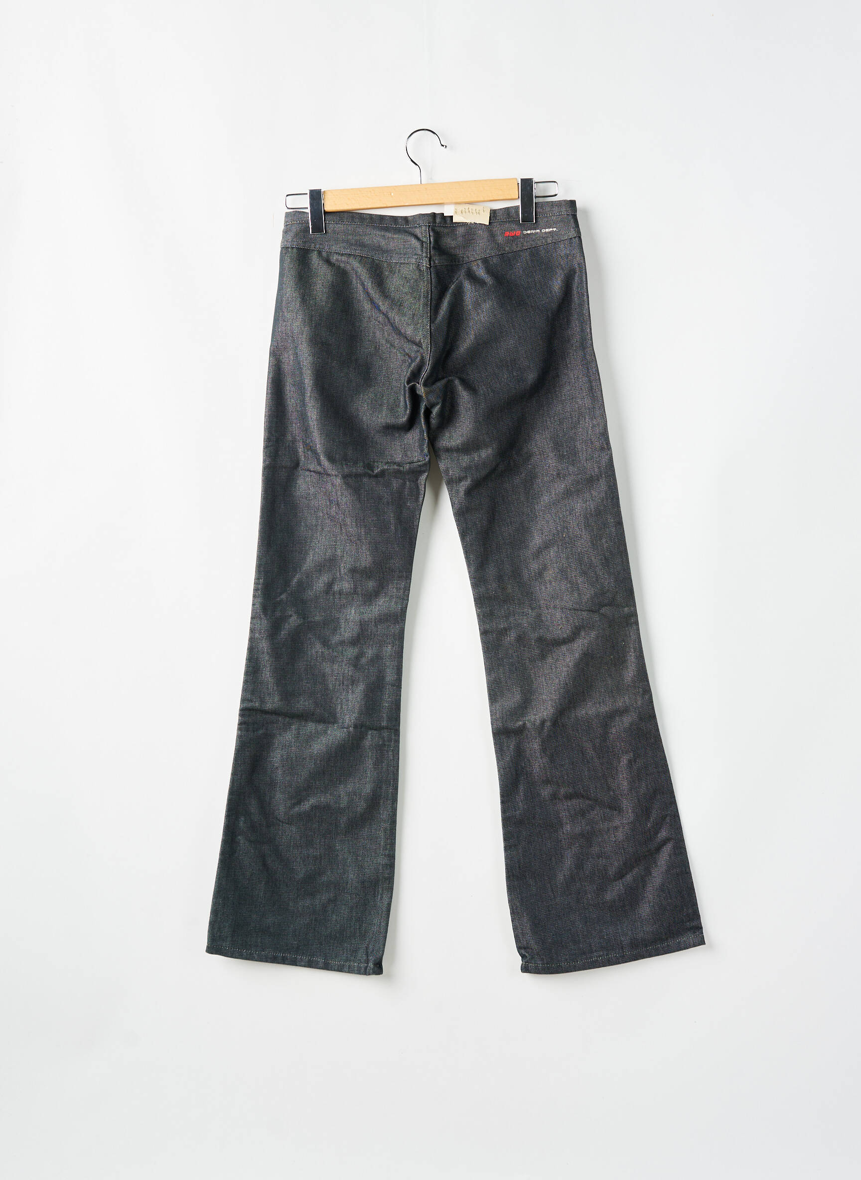 Bootcut džinsai kišenės pilka RWD moteris