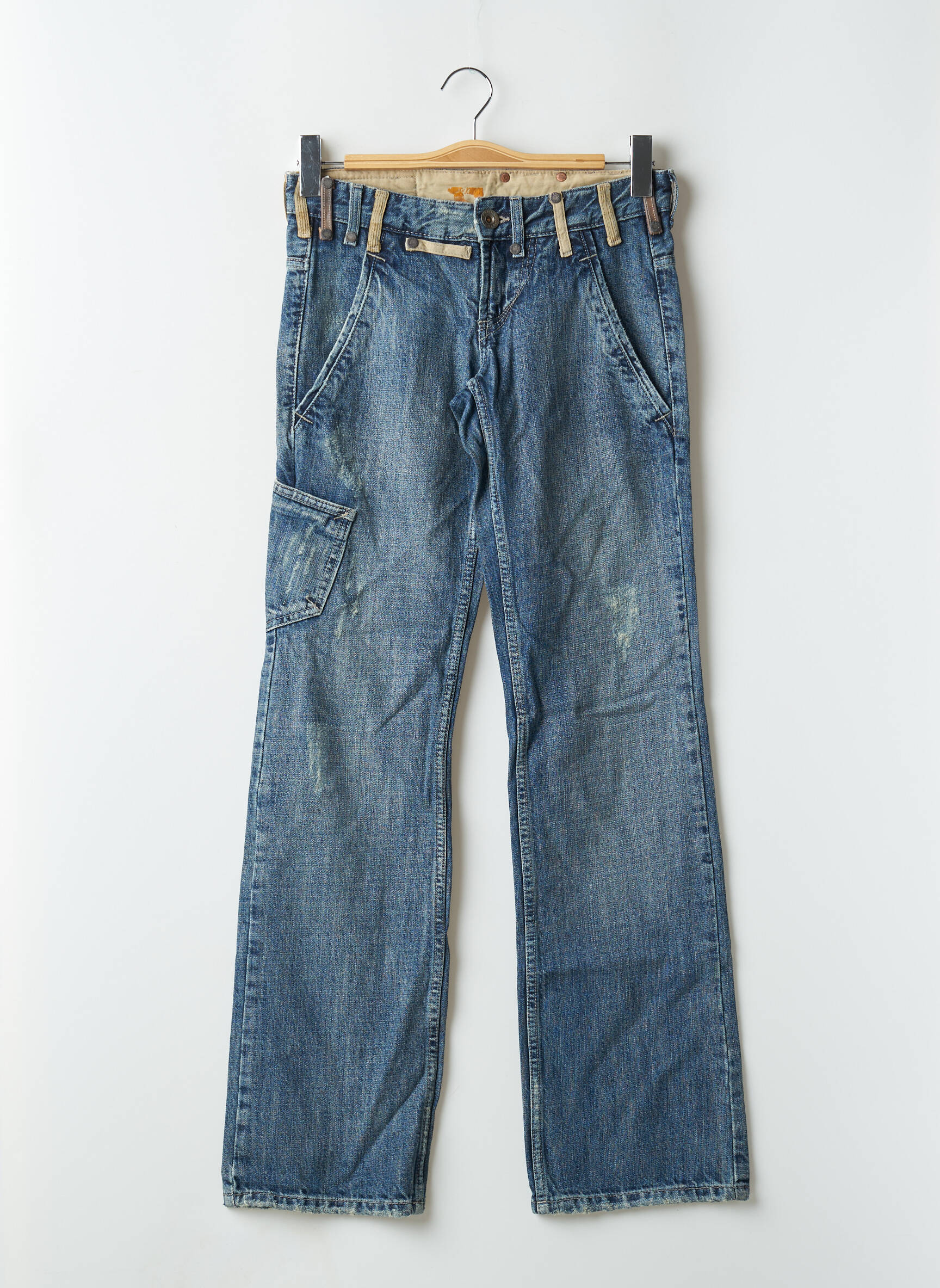 Bootcut džinsai tamprumas maža dydžio mėlyna FREEMAN T.PORTER moteris