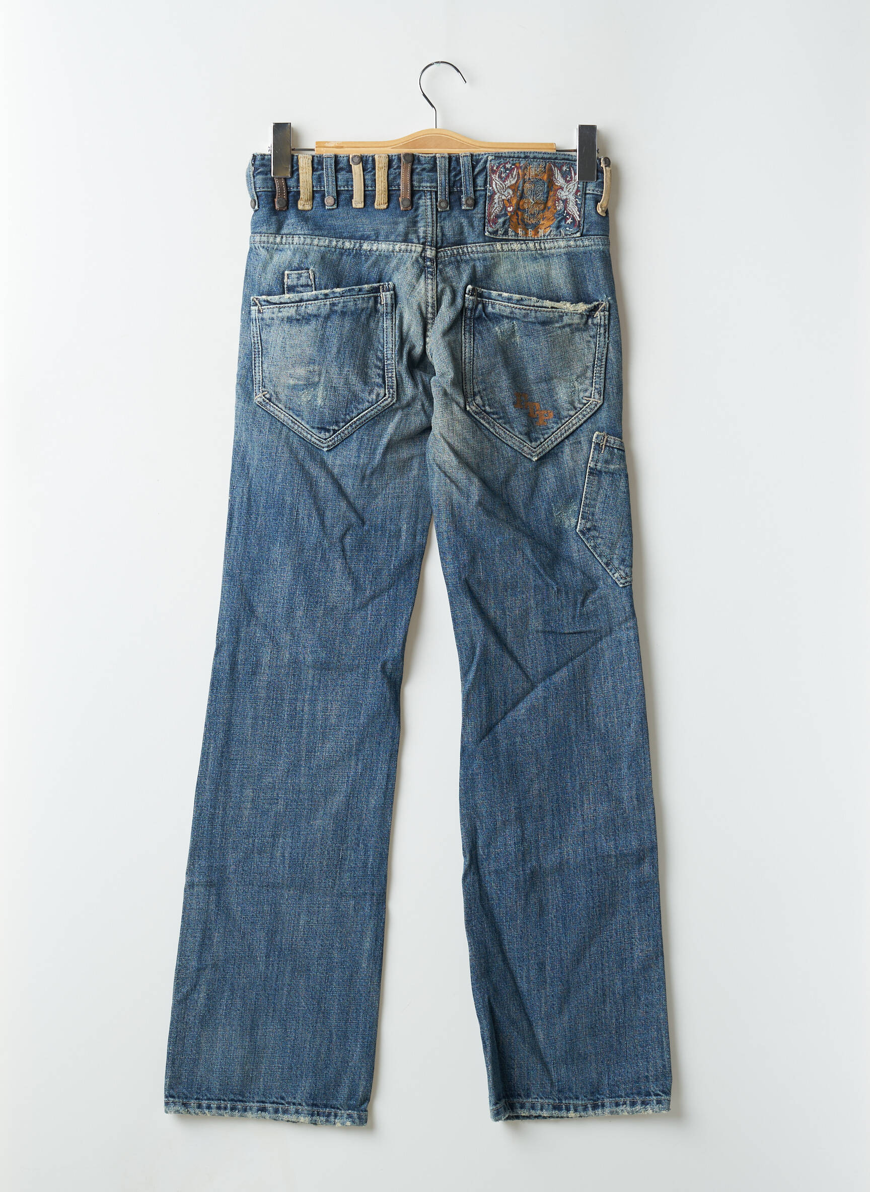 Bootcut džinsai tamprumas maža dydžio mėlyna FREEMAN T.PORTER moteris