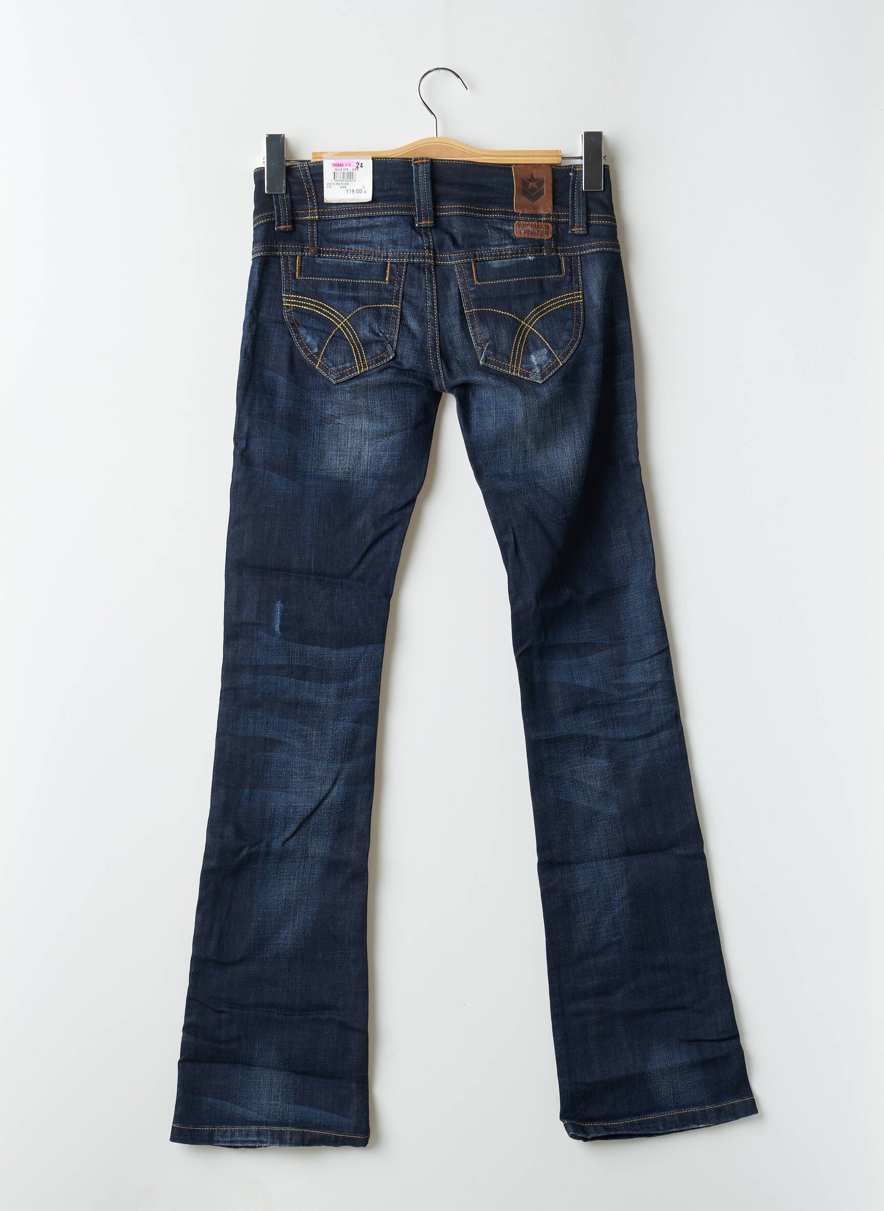 Bootcut džinsai tamprumas maža dydžio mėlyna FREEMAN T.PORTER moteris