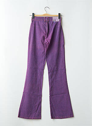 Bootcut džinsai aukšta talija aukšta talija violetinis CIMARRON moteris
