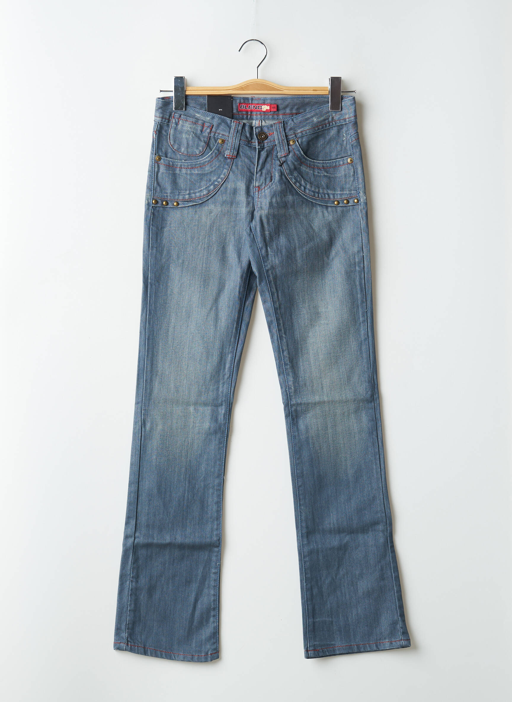 Bootcut džinsai tamprumas maža dydžio mėlyna BLEND SHE moteris