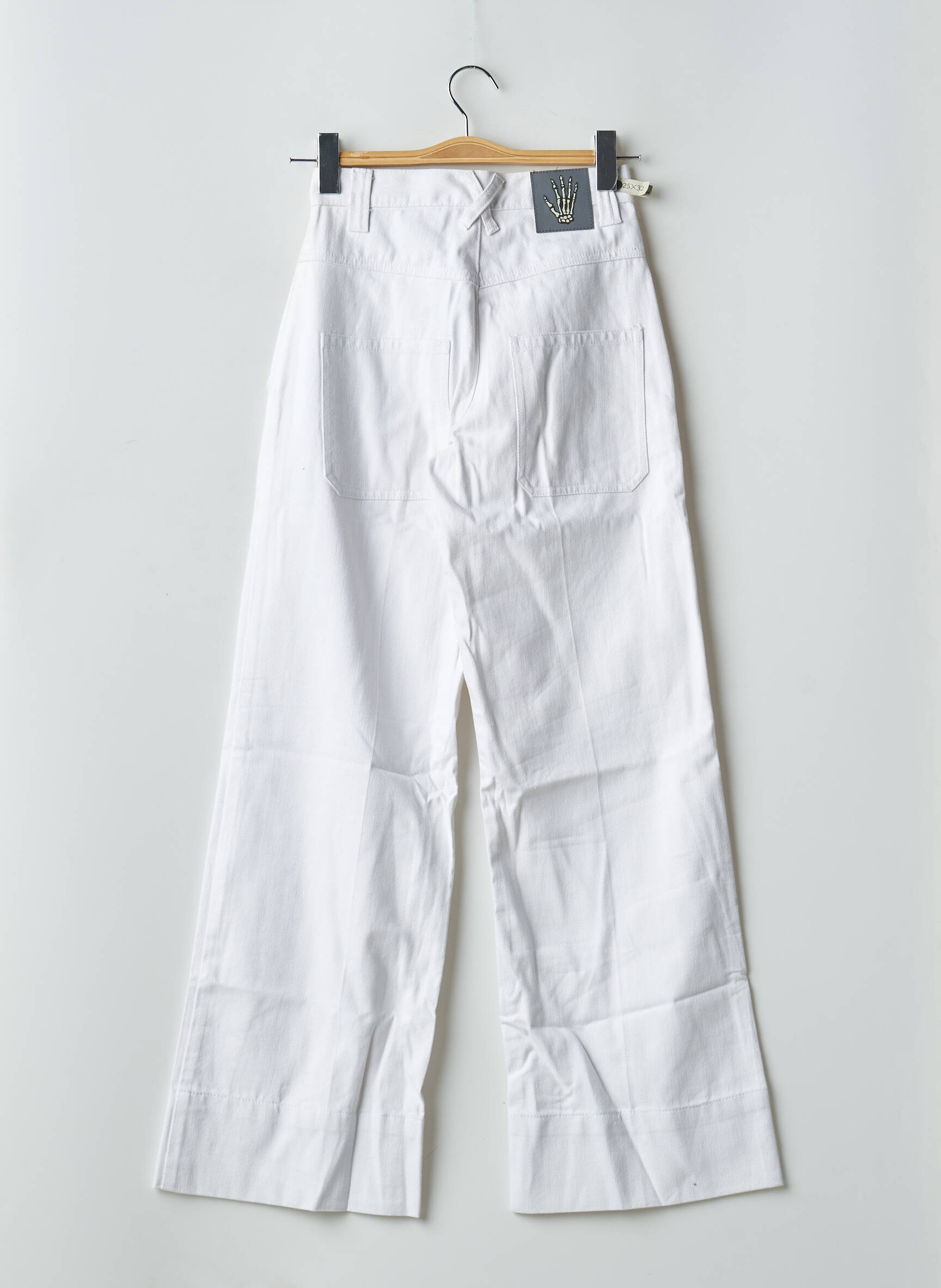 Flare tipo džinsai aukšta talija aukšta talija baltas CHEAP MONDAY moteris