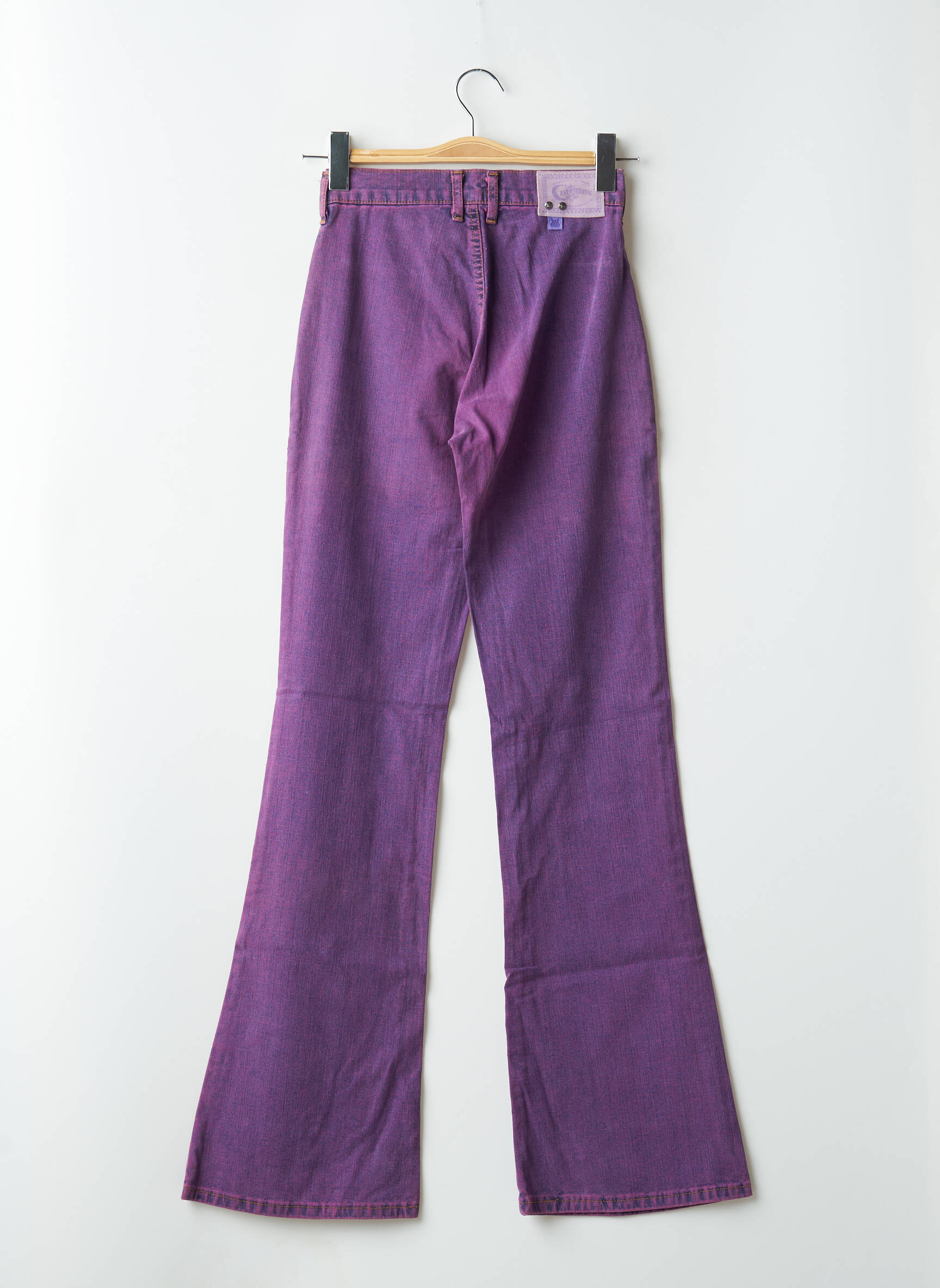 Bootcut džinsai aukšta talija aukšta talija violetinis CIMARRON moteris