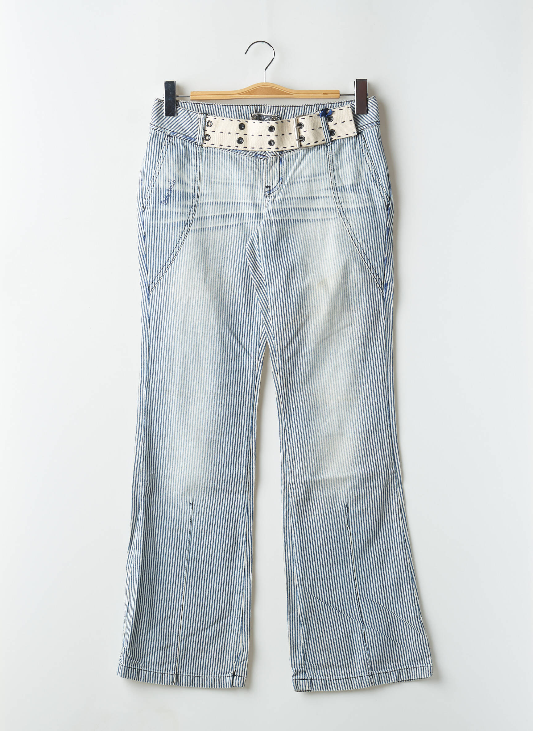 Bootcut džinsai tamprumas maža dydžio mėlyna TEDDY SMITH moteris