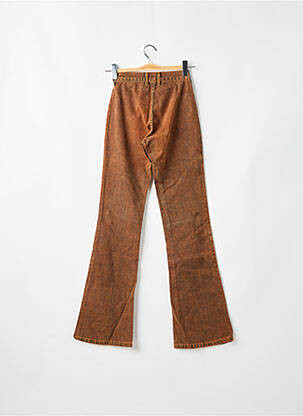 Bootcut džinsai aukšta talija aukšta talija oranžinė CIMARRON moteris