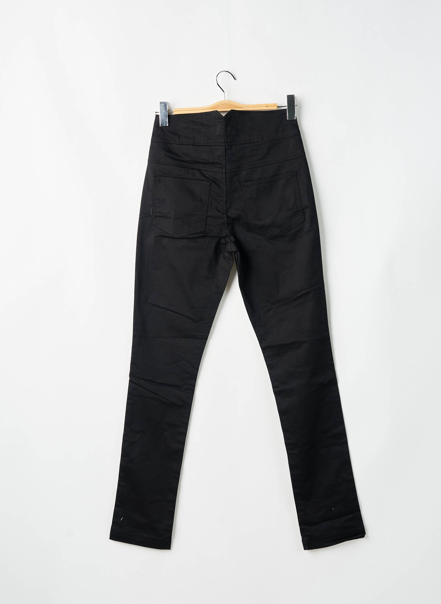Lieknos kelnės aukšta talija aukšta talija juodas CHEAP MONDAY moteris