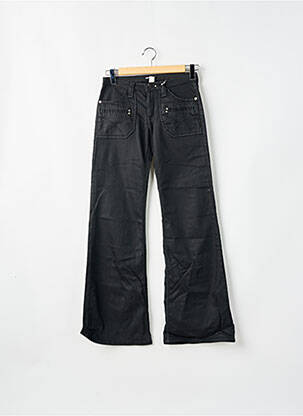 Bootcut džinsai brutinis audimas maža dydžio juodas REDWOOD moteris