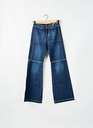 Bootcut džinsai brutinis audimas maža dydžio mėlyna REDWOOD moteris