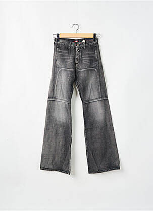 Bootcut džinsai brutinis audimas maža dydžio pilka REDWOOD moteris