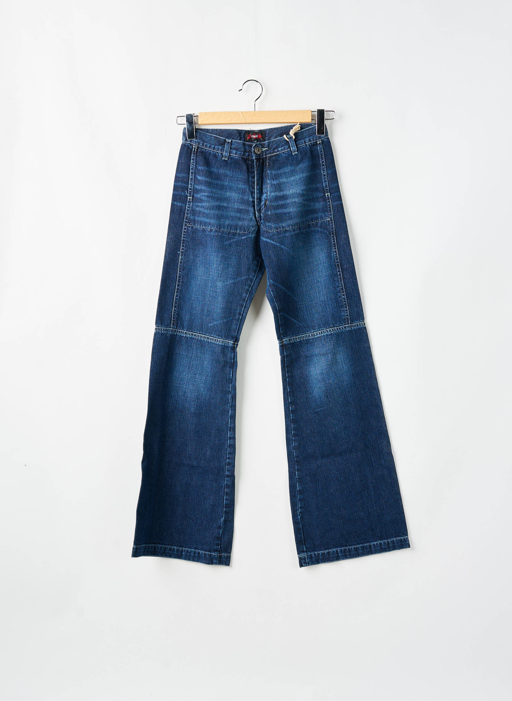 Bootcut džinsai brutinis audimas maža dydžio mėlyna REDWOOD moteris
