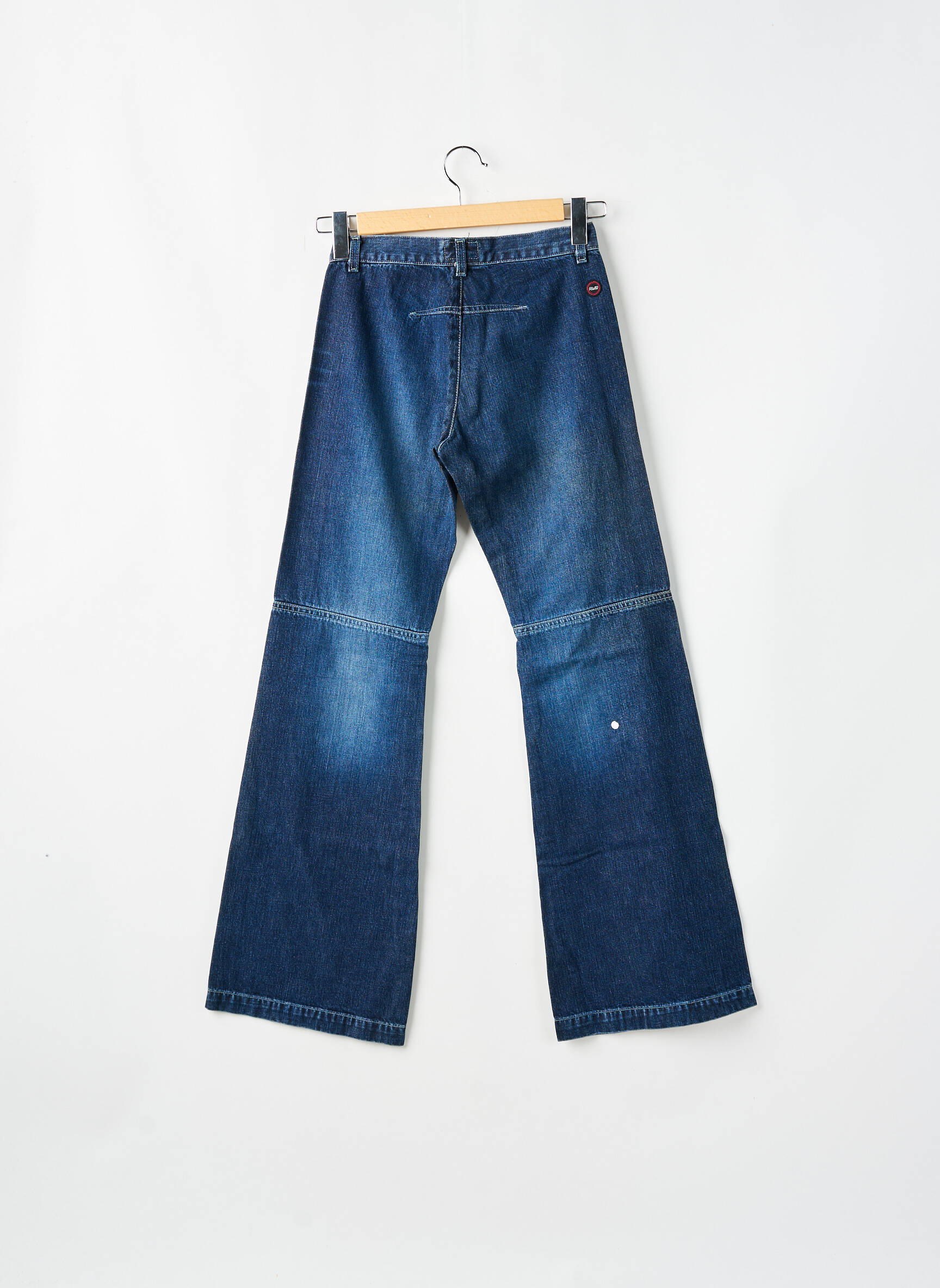 Bootcut džinsai brutinis audimas maža dydžio mėlyna REDWOOD moteris