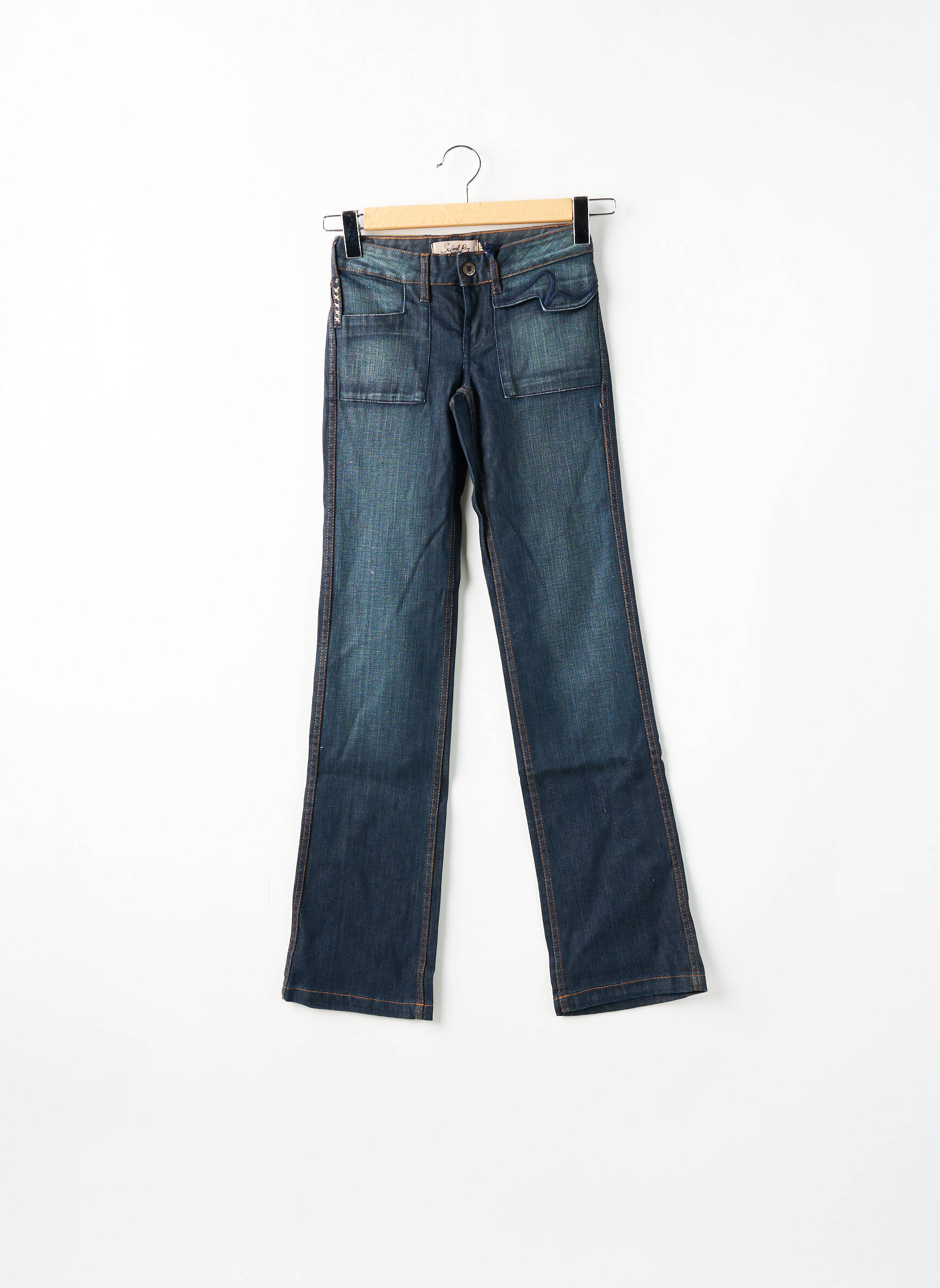 Bootcut džinsai kišenės mėlyna SCHOOL RAG moteris