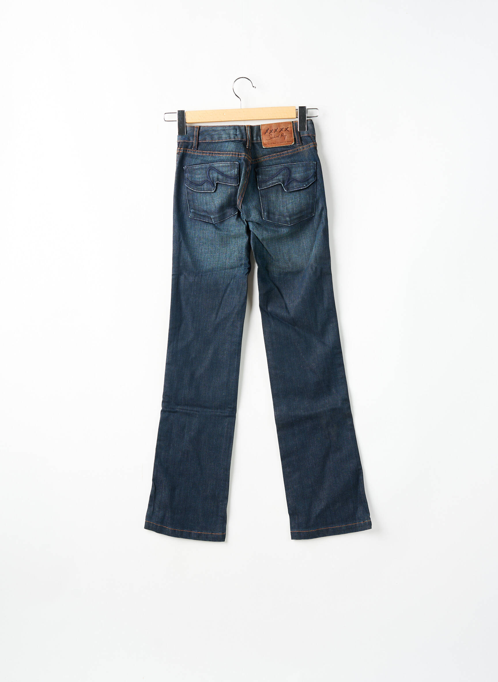 Bootcut džinsai kišenės mėlyna SCHOOL RAG moteris