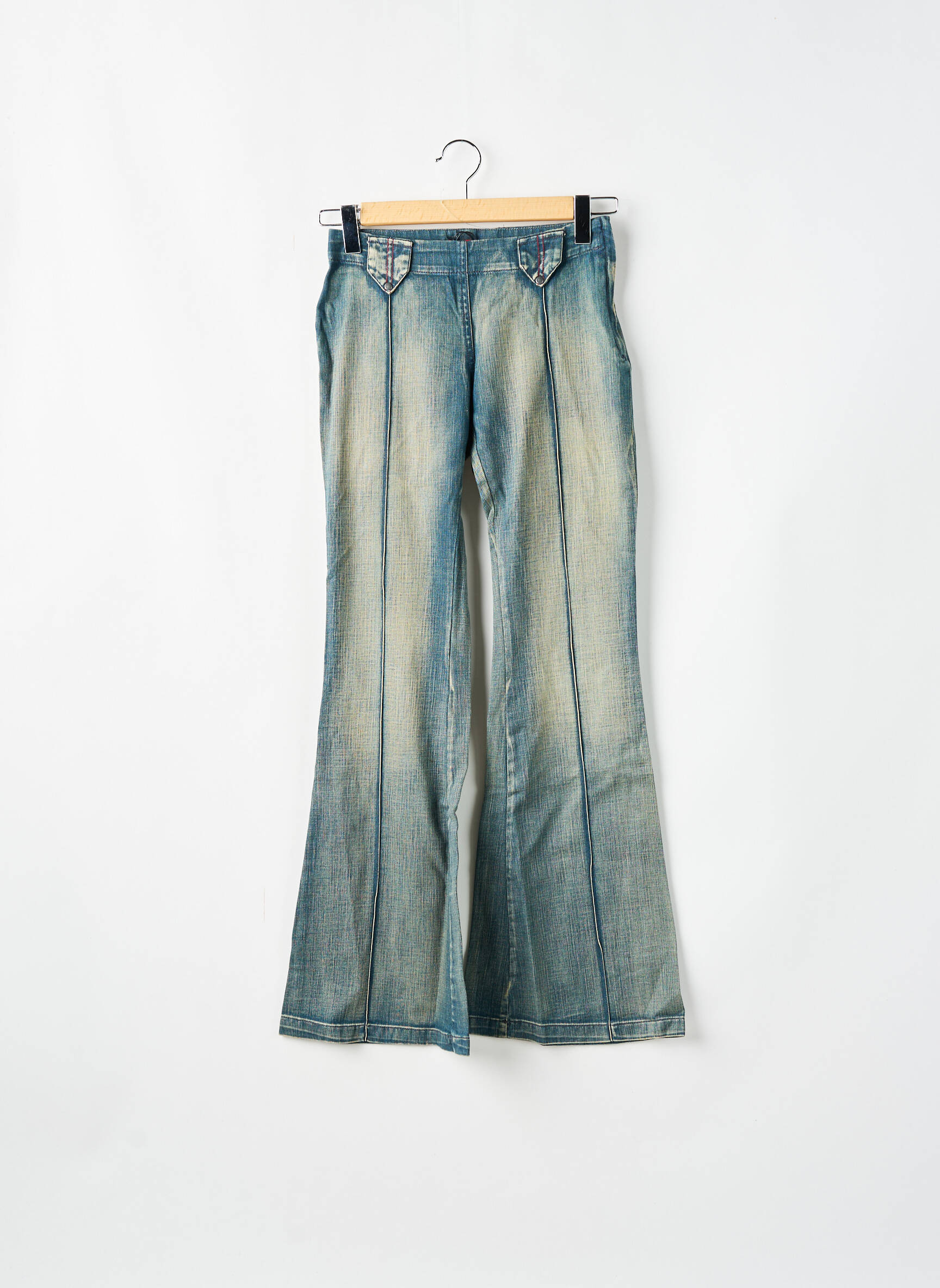 Bootcut džinsai denimo audinys mėlyna TEDDY SMITH moteris