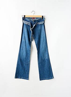 Bootcut džinsai aukšta talija aukšta talija mėlyna TEDDY SMITH moteris