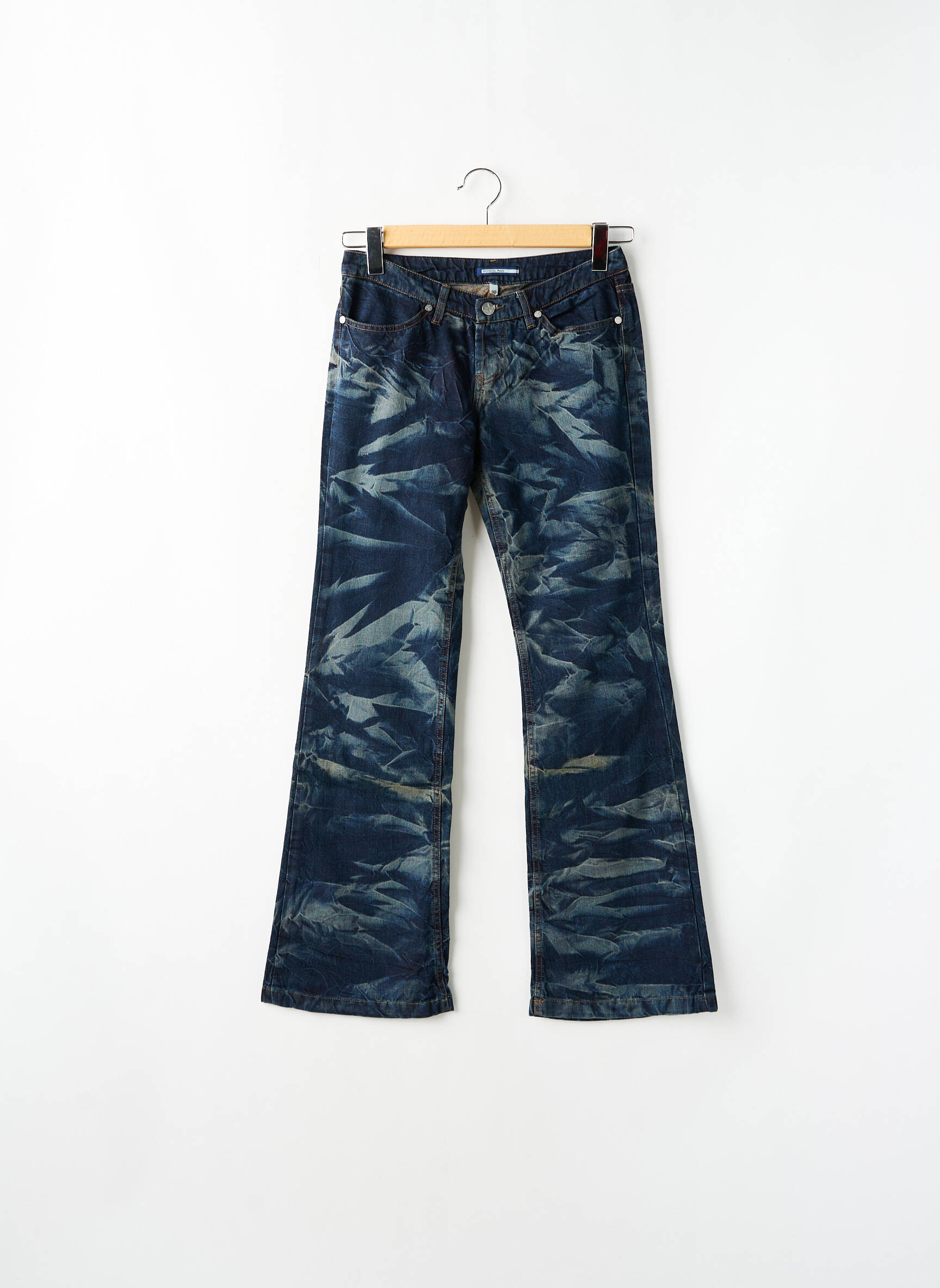 Bootcut džinsai tamprumas maža dydžio mėlyna SCHOOL RAG moteris
